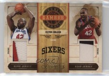 2009 Timeless Treasures Home & Road Gamers Materials Prime 4/10 Elton Brand 10up