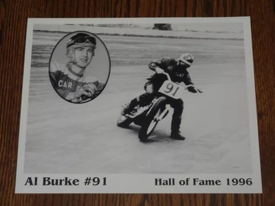 1996 AL BURKE HARLEY DAVIDSON MOTORCYCLE HALL OF FAME PHOTOs (@ 400)RARE