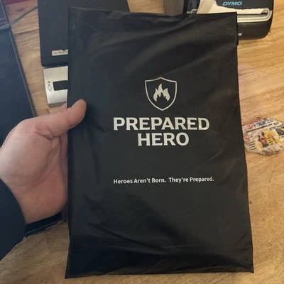 Emergency Fire Blanket Prepared Hero 40x40” Inches Fireman Commercial Road Grade