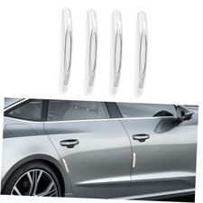 4PCS Car Door Edge Guards, Car Door Protector, Car Door Self Adhesive White