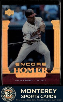 Manny Ramirez 1999 Upper Deck Encore FX Gold #142 /125 Cleveland Indians