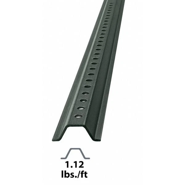 Poste de señalización Tapco 054-00010, canal en U, acero verde, con recubrimiento en polvo, 7 pies Foto 2 de 4