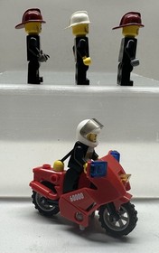 Lego City Fire Response Firefighters Minifigures Motorcycle Fireman 60108