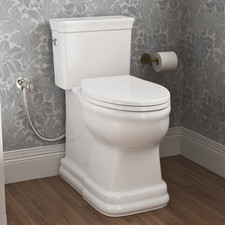 19 Classic Retro One Piece Tall Toilet, 1.28 GPF, Skirted Profile, 12" Rough-In