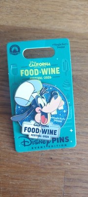 2026 Disneyland DCA Food & Wine Festival ''Chef Goofy'' Magic Key Pin LE 3250