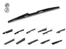 CARPRISS Scheibenwischer hinten für Fiat 500 312_ 312 500/595/695 Bravo II 198