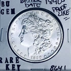 1890 S BU GEM MORGAN SILVER DOLLAR UNC MS+++ U.S. MINT RARE COIN 8641