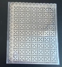 Brass Embossing Stencils Birthday Wedding Flowers Christmas Alphabet Numbers