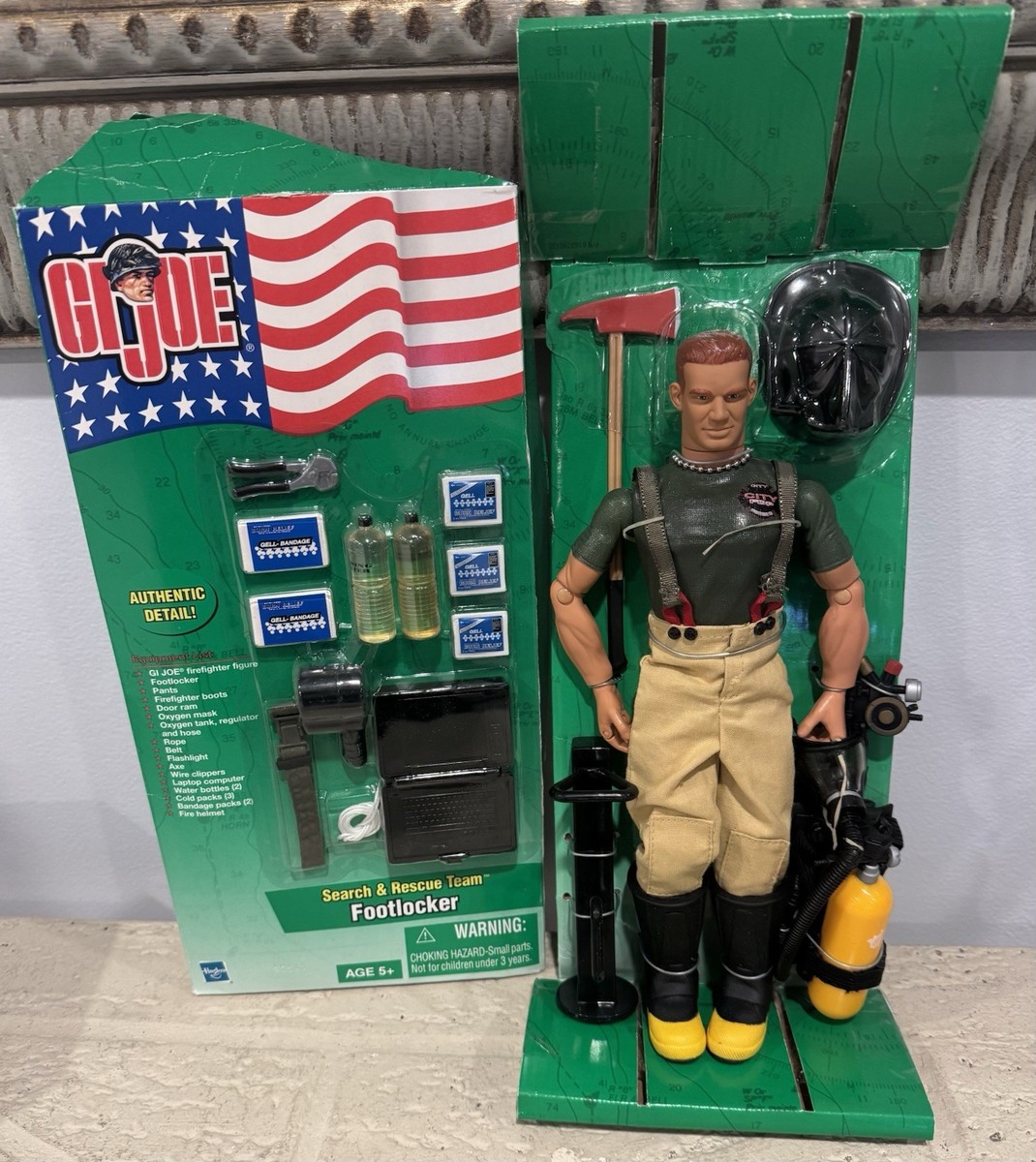 GI Joe Search And Rescue Team Footlocker Firefighter New In Open