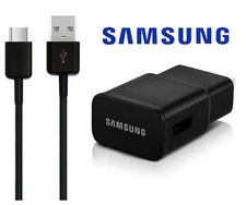 Samsung  EP-TA20JBE Galaxy S8 Note USB Type C Cable Fast Charger - Black