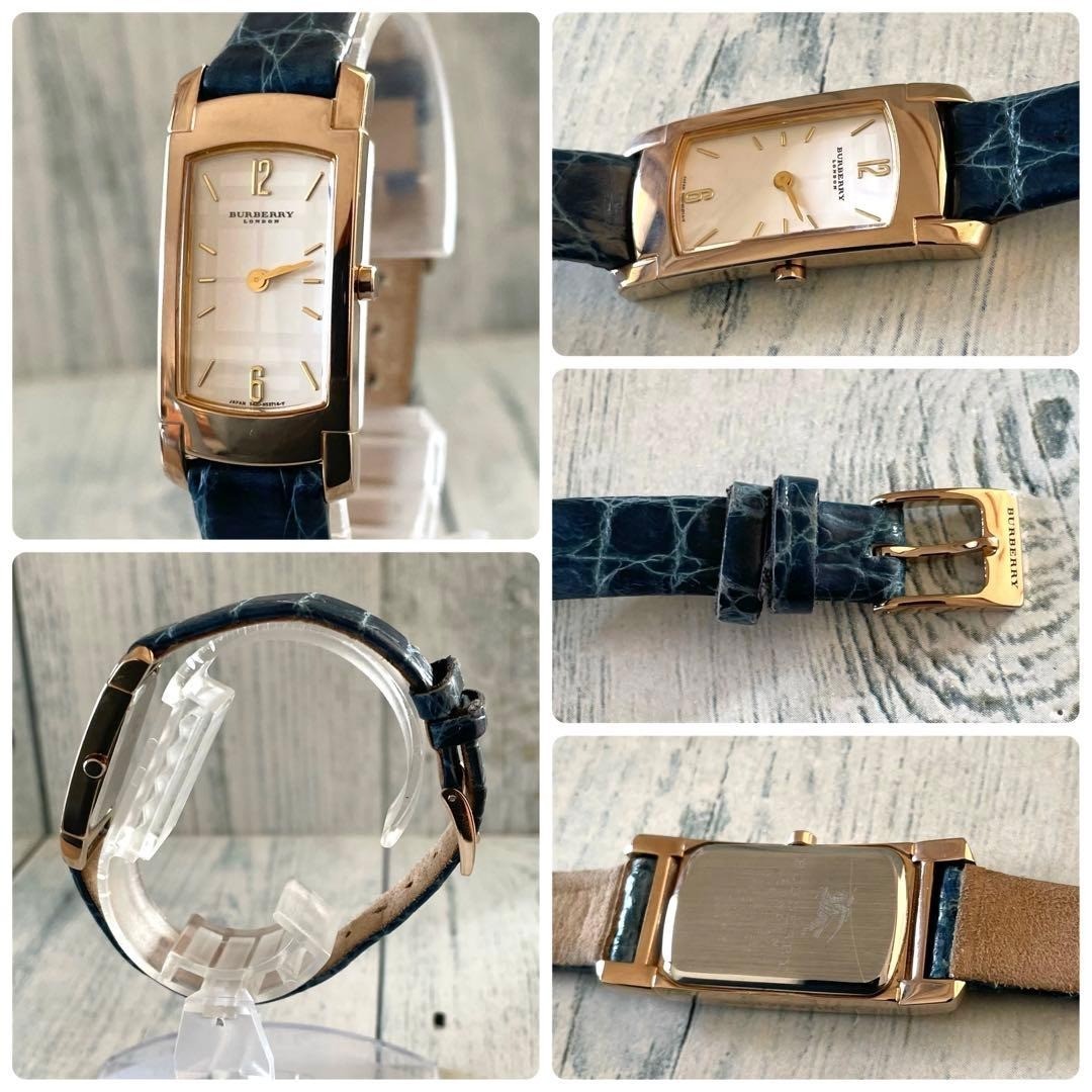 BURBERRY Rectangular Check Watch Used - image 2