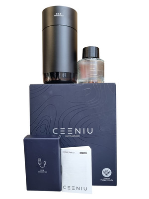 Ceeniu F26 Smart Auto Lufterfrischer Diffusor & Flasche - Auto ON/OFF - kein Duft