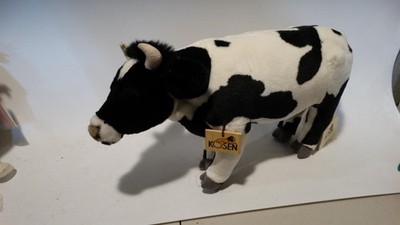 RARE KOSEN BLACK/WHITE COW EAN 733311 41cm 16inches MADE IN GERMANY FULLY TAGGED