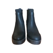 Crown Vintage Marleen Wedge Chelsea Black Boot Size 6M, EU 36.5 EUC
