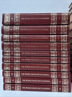 1986 The World Book Encyclopedia Complete Set of 22 A-Z Including