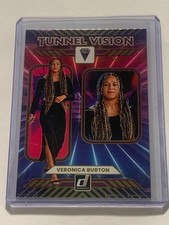 2025 Donruss WNBA Basketball 15 VERONICA BURTON Tunnel Vision Purple Press Proof