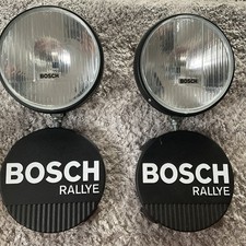 Vintage Bosch 197080 Rallye 225 Driving Lamps New Made In Sweden Big Knick