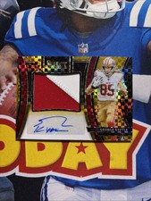 2023 Panini Select Gold Patch Auto /10 George Kittle San Francisco 49Ers