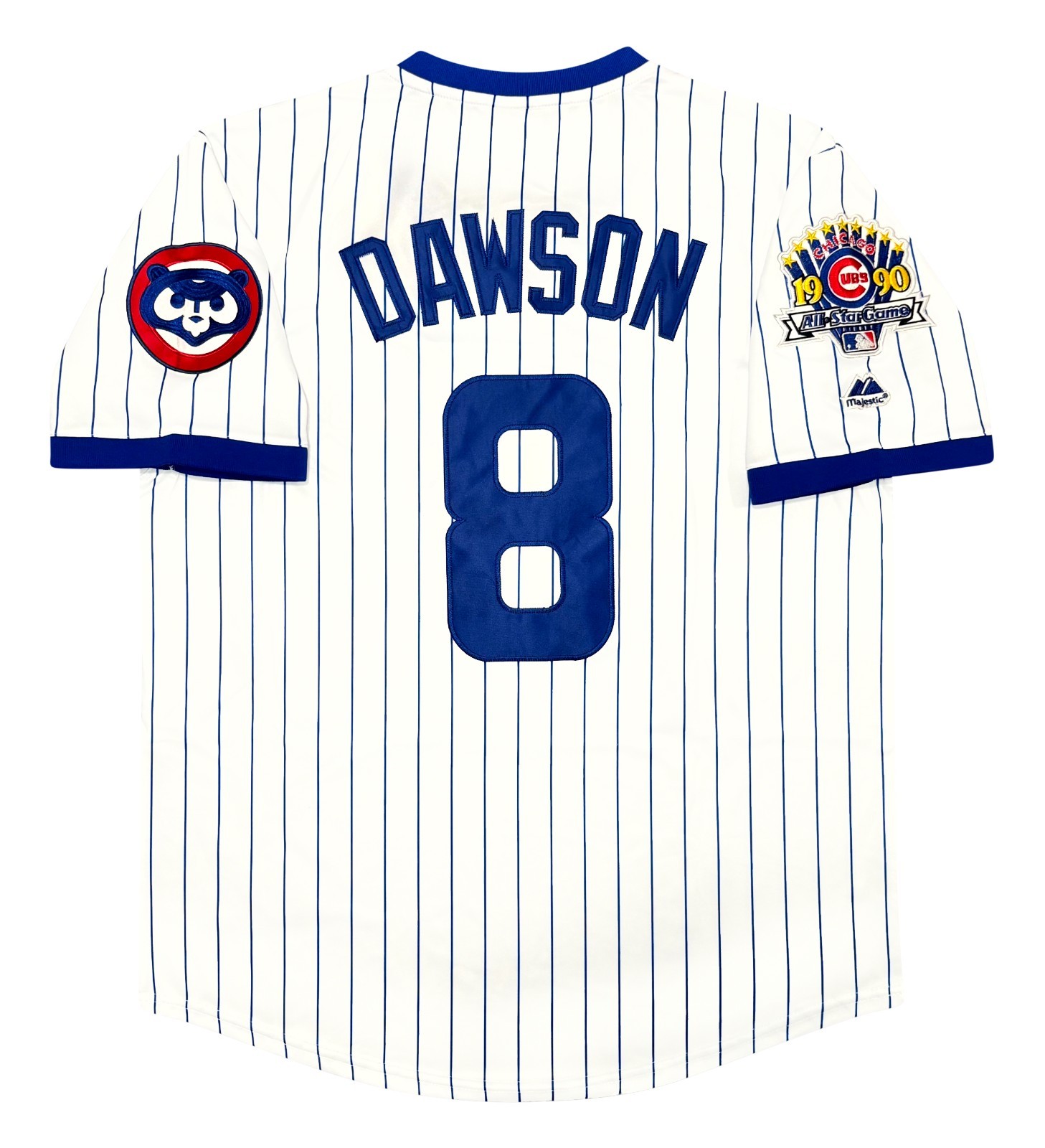 Andre Dawson 1990 Chicago Cubs Men's Home Cooperstown Jersey w/ All Star Patch