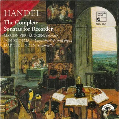 The Complete Sonatas For Recorder, Georg Friedrich Händel, Ton Koopman, Jaap ter