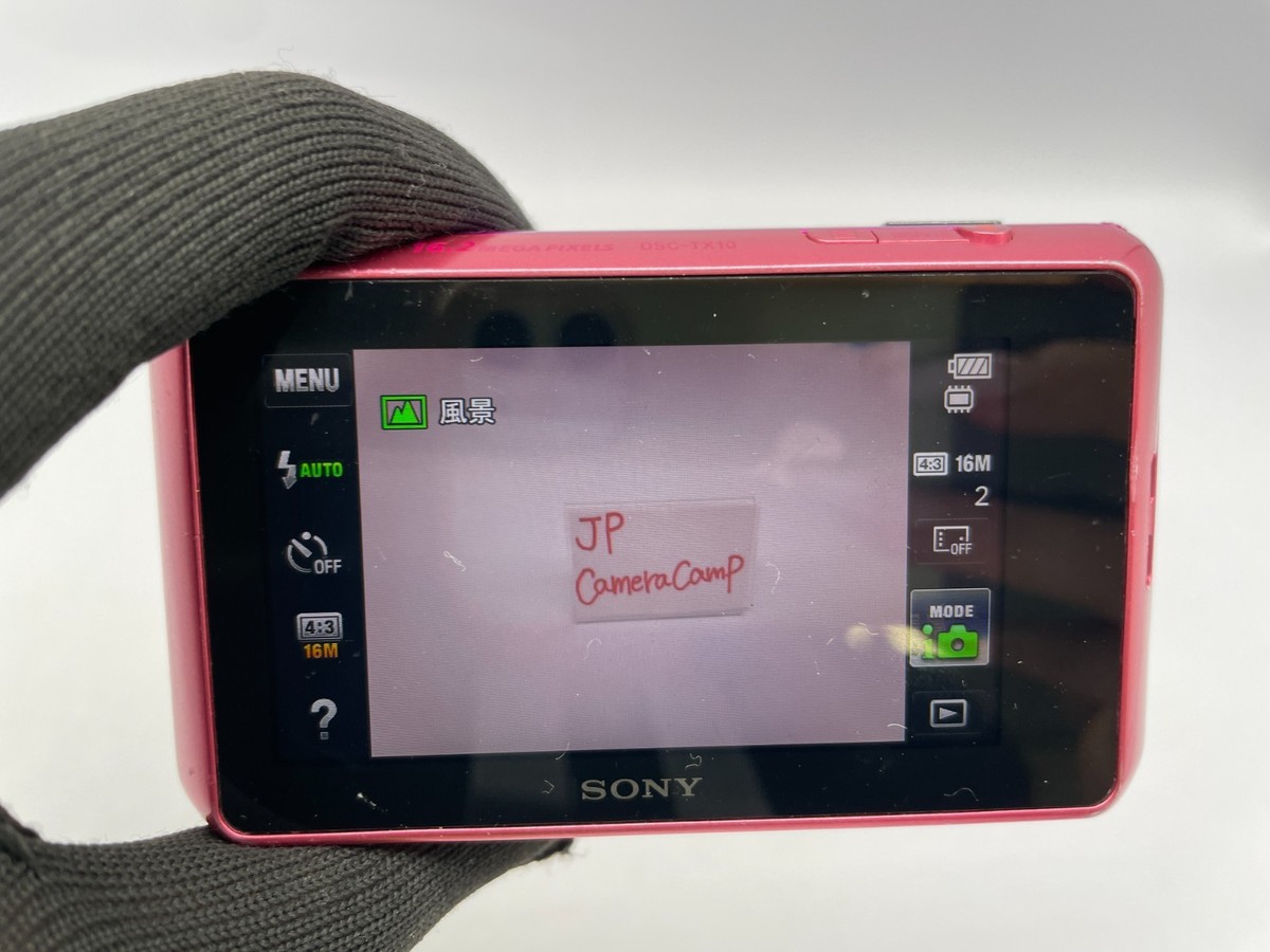 Sony Cyber Shot DSC-TX10 pink Digital Camera 16.2MP japanese only
