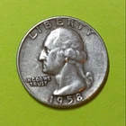 1958 Washington Quarter Silver 25C Circulated Denver US Coin