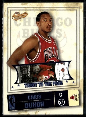 Chris Duhon 2004-05 Fleer Authentix #103 Balcony #/75 Rookie RG-B-0026