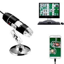 Jiusion 40-1000x Magnification USB Microscope 8 LED USB 2.0 Digital Microscope