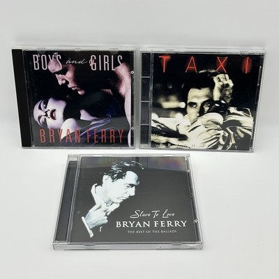 Bryan Ferry CD LOT OF 3: Boys And Girls, Slave To Love, Taxi (CDs, Reprise/EG/V)
