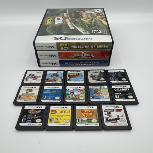 Lotto 17 giochi Nintendo DS testati e puliti spedizione il giorno successivo