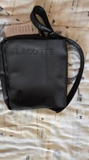 Lacoste Unisex Crossbody Bag Black Made of Polystyrene Brand New