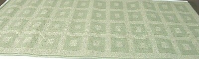Matrix Geometric Dimensions Box 22'' x 54'' Accent Rug - Light Green