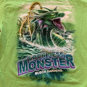 Medium Vintage Busch Gardens I Survived Loch Ness Monster T Shirt Ebay