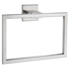 Hand Towel Holder Brushed Nickel SUS304 Stainless Steel Bathroom Towel Ring, Squ