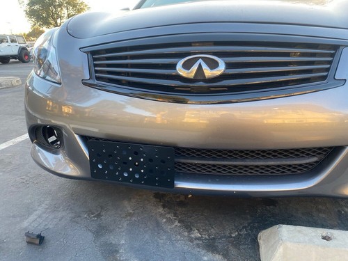 Front Bumper Tow Hook License Plate Bracket For INFINITI G37 Sedan 2009-2013 New - Picture 16 of 23