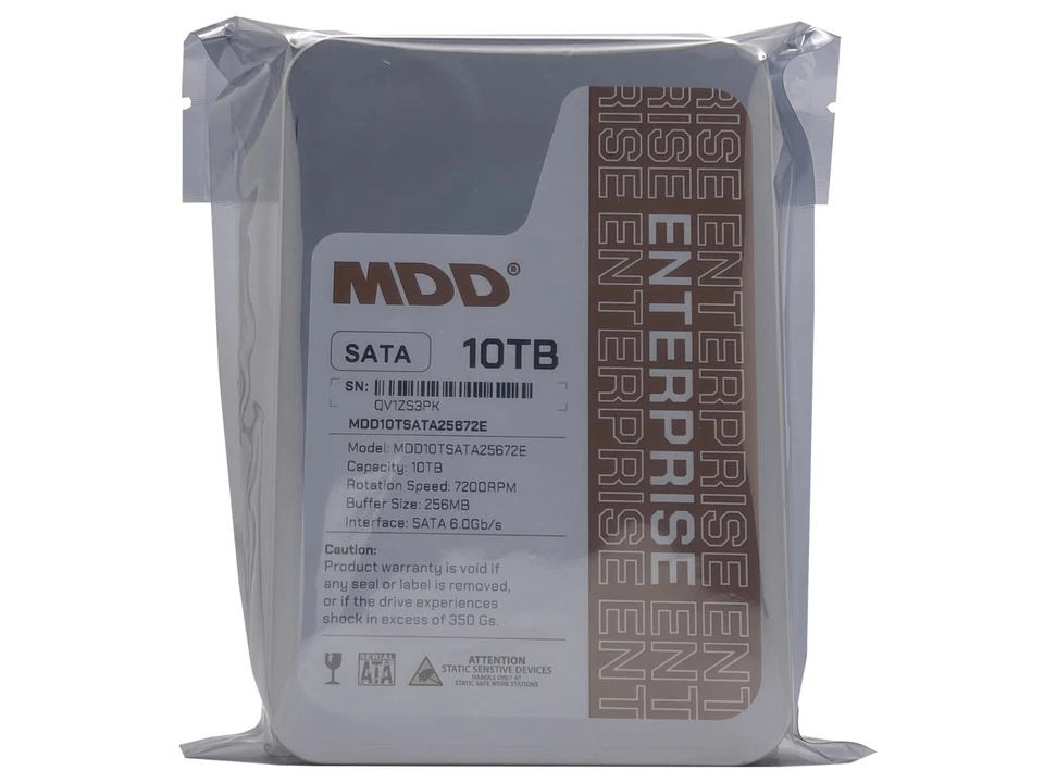 MDD 10TB 7200 RPM 256MB Cache SATA 6.0Gb/s 3.5inch Enterprise Hard Drive - Image 4 of 4