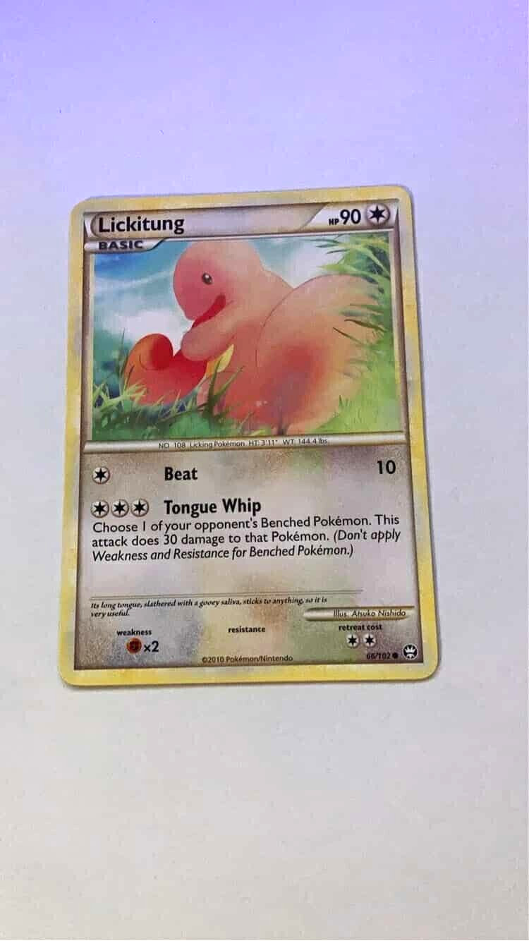 Pokemon Card Lickitung 66/102 Triumphant Regular Near Mint!