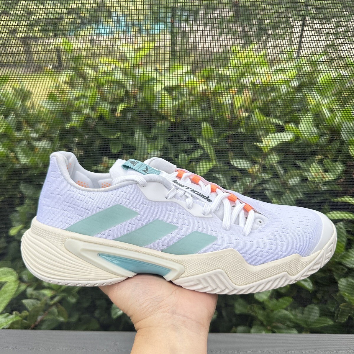 Adidas Barricade Parley White Orbit Gray Women's Tennis Shoes GX6417 Size 9  | eBay