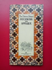 VTG 1982 PATTERN LIBRARY CRAFTS BOOK PATCHWORK APPLIQUE QUILTS COVERINGS PB