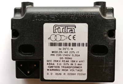 NEW FIDA MOD.26/48 33% Ignition Transformer