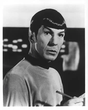 Very Nice LEONARD NIMOY 8 X 10 Photo Star Trek