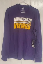 Minnesota Vikings 47 Brand Long Sleeve T Shirt - NFL