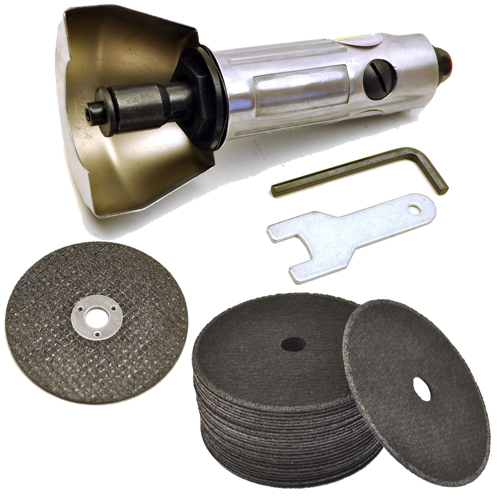 3"" Air Cut Off Tool Cut-off Tool Grinder Cutoff 25pk Cutting Grinding Discs 75mm