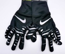 Nike Flash Running Gloves Women's Medium Allover Reflectivity Black/Silver