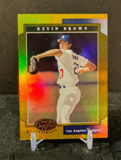 2001 Certified Baseball Kevin Brown Mirror Gold Card #58 #32/25