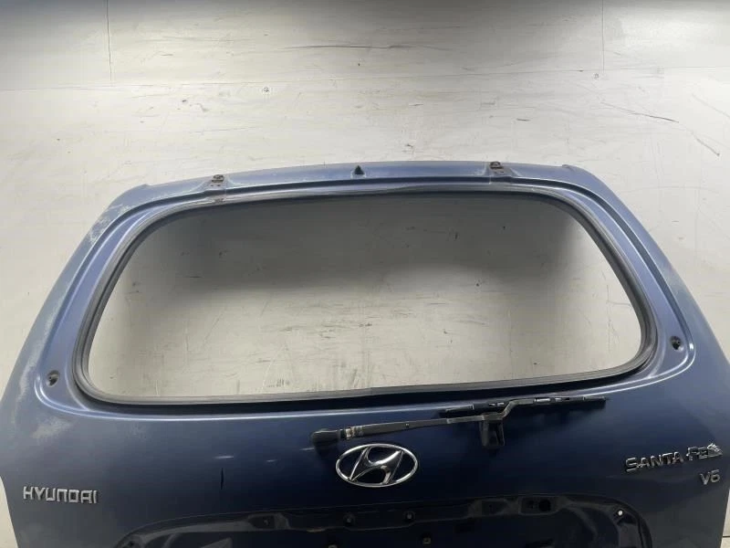 Hyundai Santa Fe 2003 portón trasero maletero tapa carcasa con motor limpiaparabrisas OEM+ Foto 2 de 4
