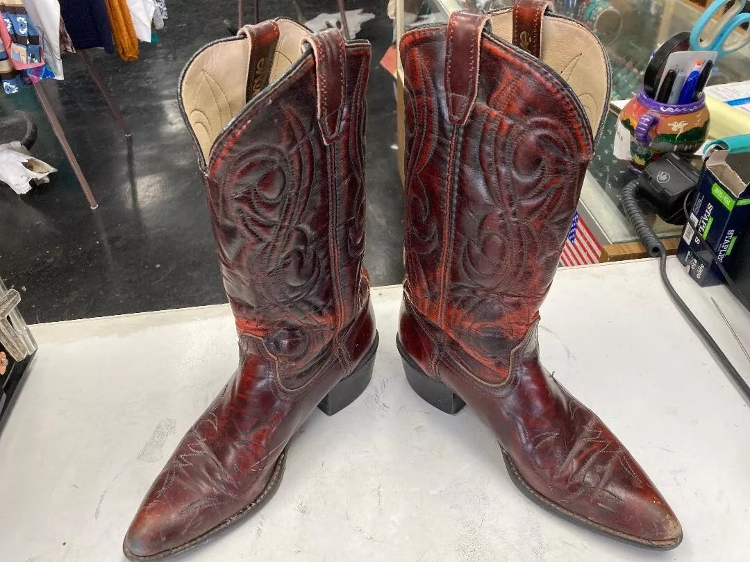 Vintage Acme Leather Cowboy Boots for Women