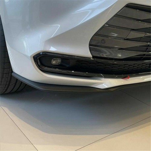 For Toyota Sienna 2021-2022 Carbon Fiber Front Fog Lamp Light Eyebrow Cover Trim - Bild 3 von 8