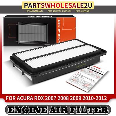 Engine Air Filter for Acura RDX 2007 2008 2009 2010 2011 2012 2.3L Rigid Panel