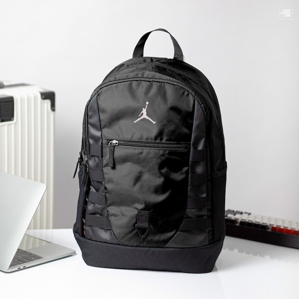 Nike Air Jordan Sport Backpack Black White Adult 9A0692 023 New